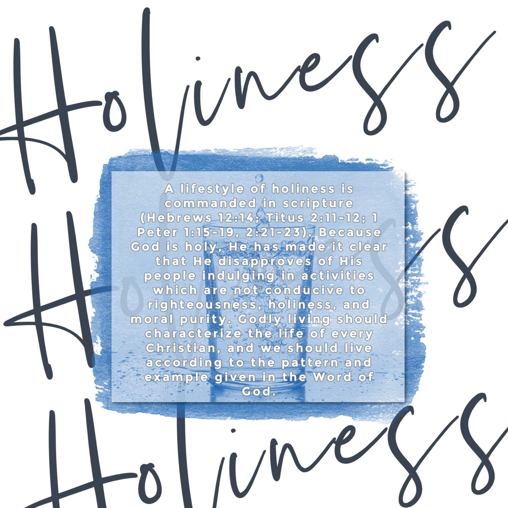 Holiness